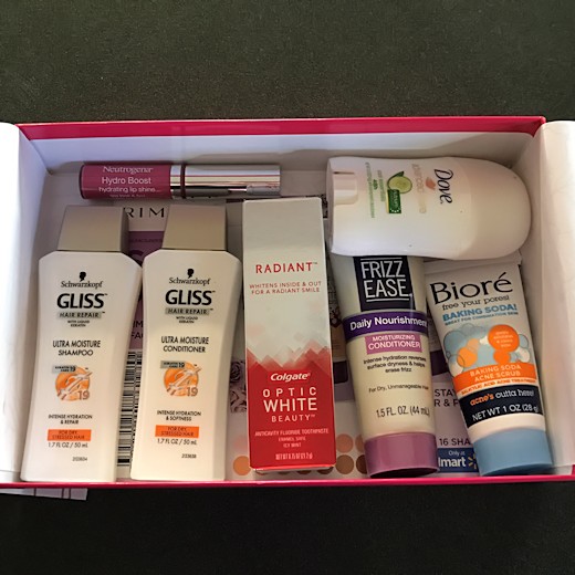 Walmart Beauty Box Spring 2017 - Samples