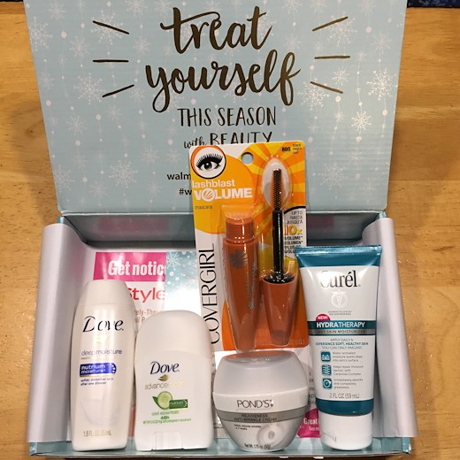 Walmart Beauty Box Winter 2016 - All Samples